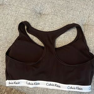Calvin Klein race back sports bra